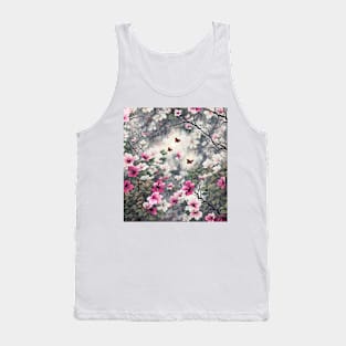 Butterfly Flower Tank Top